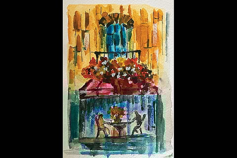 Cafés are ideal places to study a city