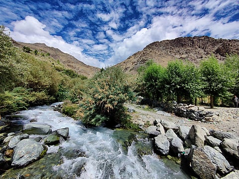 The landscape of the Dras valley