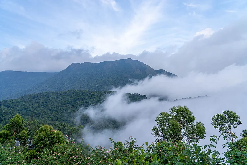Top Station is the highest point in Munnar at 1,700 m