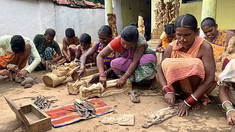 Woodwork from Koraput