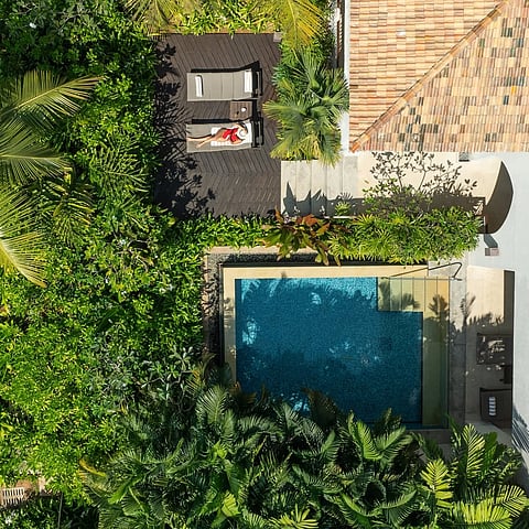 An aerial view inside The St. Regis Goa Resort, Cavelossim
