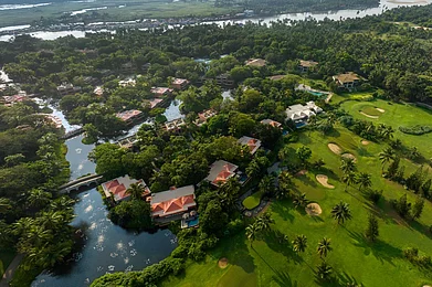 Official website: The St. Regis Goa Resort, Cavelossim : An aerial view of The St. Regis Goa Resort, Cavelossim