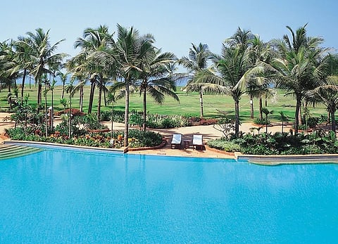 Inside Taj Exotica Resort and Spa, Benaulim