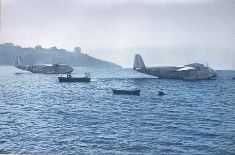 Coogee on sea with another flying boat