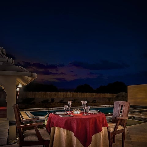 A view of the insides of Evolve Back, Hampi