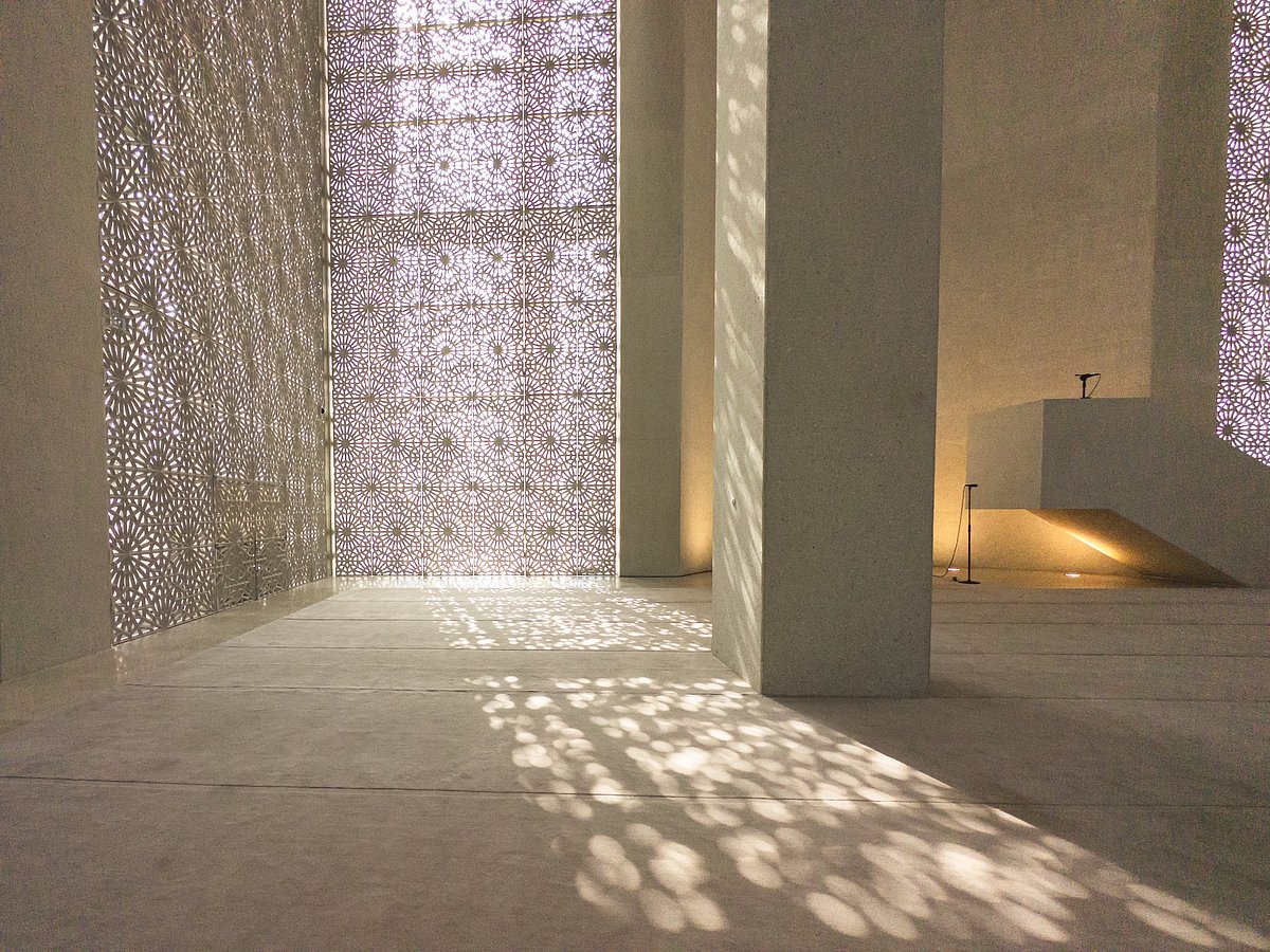 The Abrahamic Family House in Abu Dhabi is part of the Saadiyat Cultural District