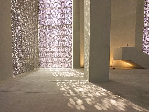 The Abrahamic Family House in Abu Dhabi is part of the Saadiyat Cultural District