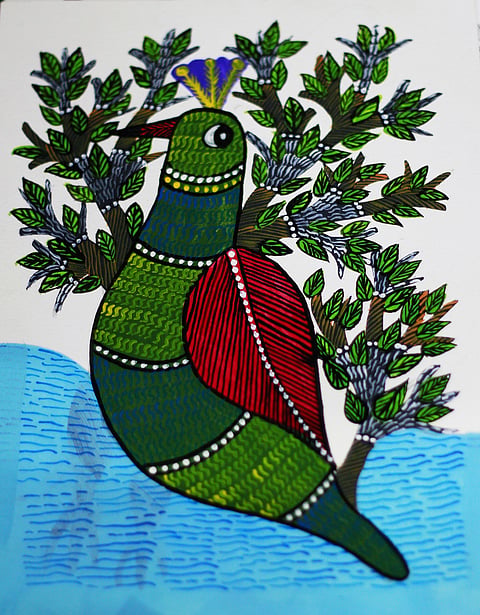 A view of Gond art