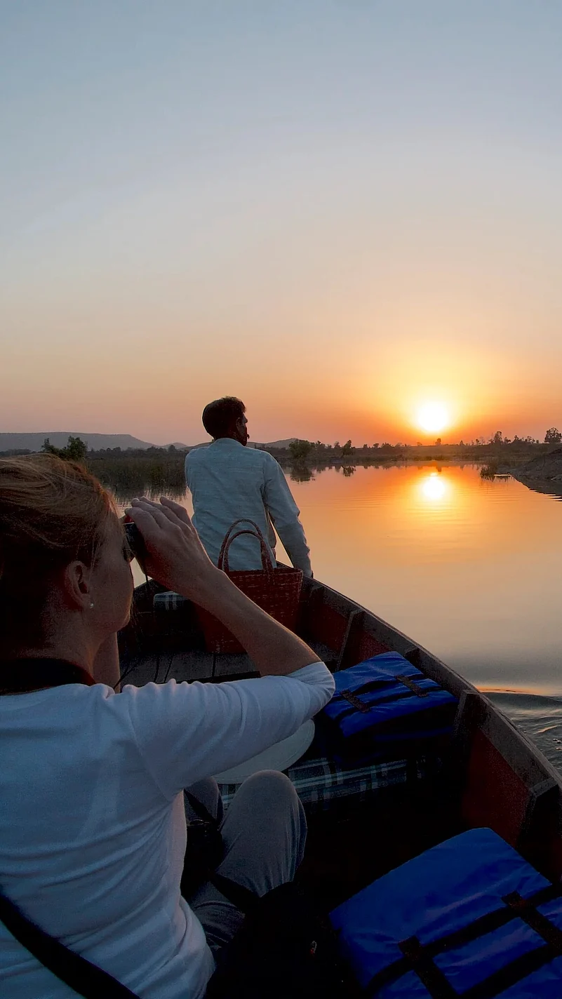 A boat ride on the Ken river is a sublime experience