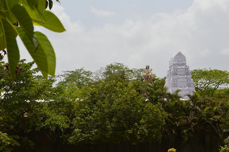 The Gnana Saraswati Temple is one of the two Saraswati temples in India