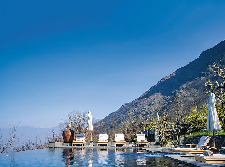 Qayaam Gah has been designed to respect, incorporate and complement the natural surroundings - null