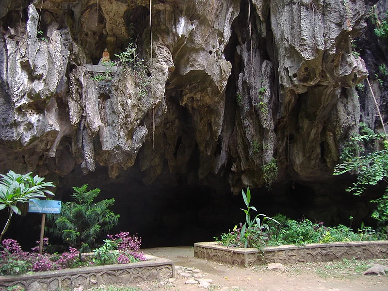 The Kampong Trach Caves in Cambodia