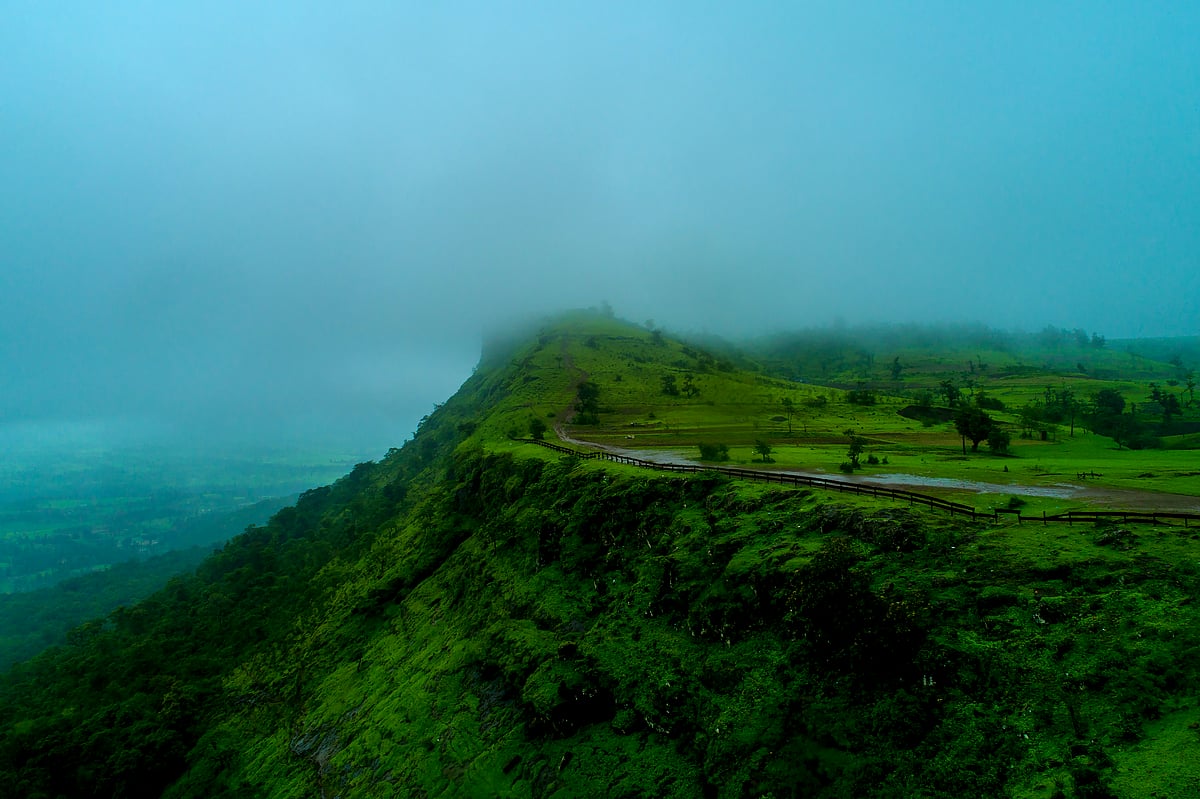 Scenic viewpoint at Saputara, Dang, Gujarat.