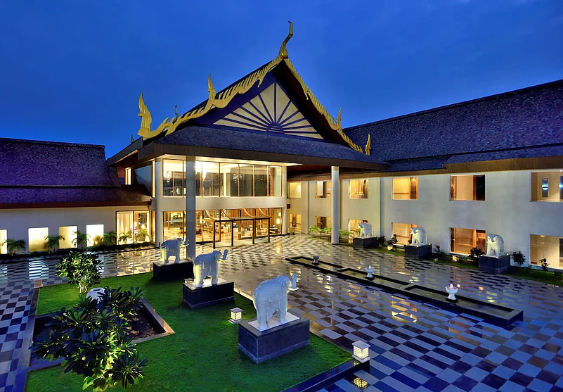 Thai and Balinese aesthetics of Radisson Blu, Karjat