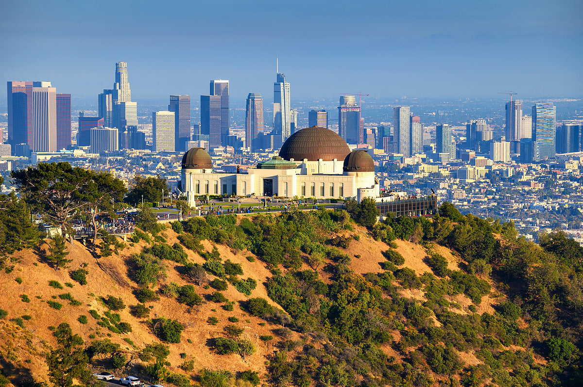 The Griffith Observatory in Los Angeles, California
