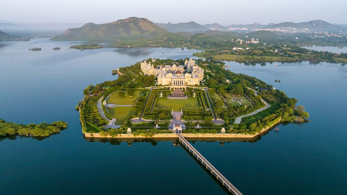 Experience the royal splendour of Rajasthan at Raffles Udaipur with its sweeping lake views and the Aravalli Hills