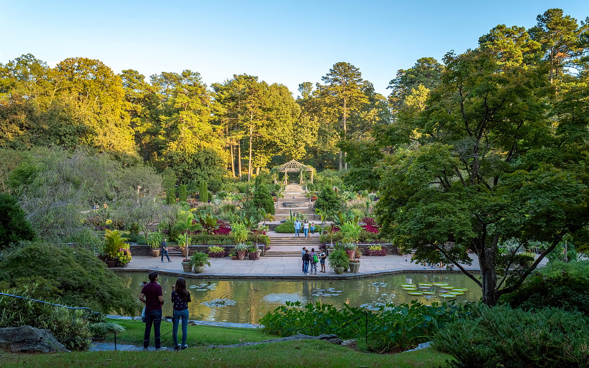 The Sarah P Duke Gardens of Duke University in Durham, North Carolina