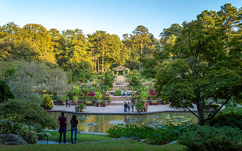 The Sarah P Duke Gardens of Duke University in Durham, North Carolina