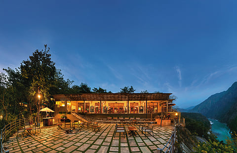 Enjoy the lush greenery and quiet wilderness that surround the hotel