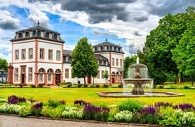 andronovl/Shutterstock : The Philippsruhe Castle plays host to a Brothers Grimm Festival every year