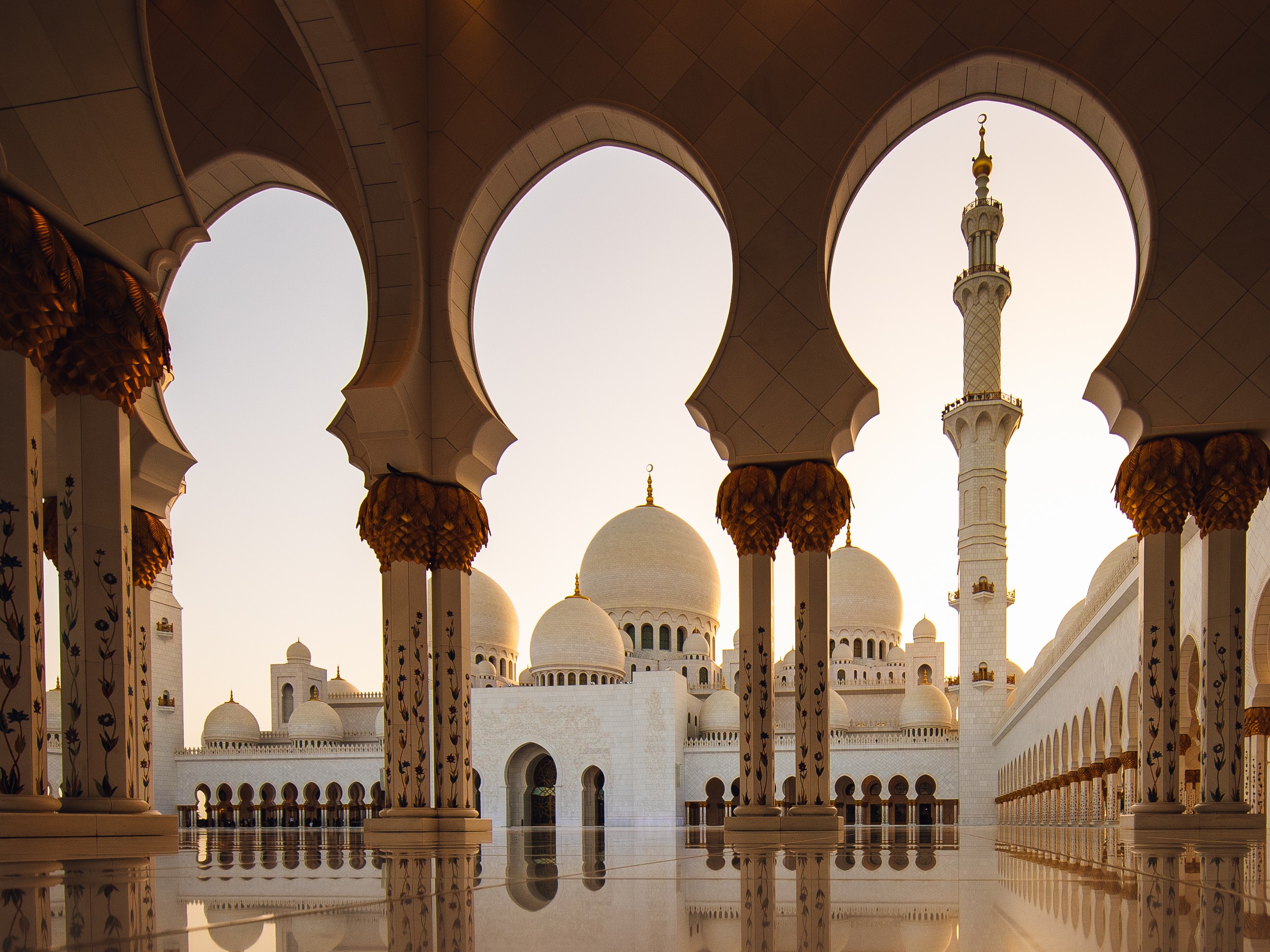 The Sheikh Zayed Mosque is an architectural icon