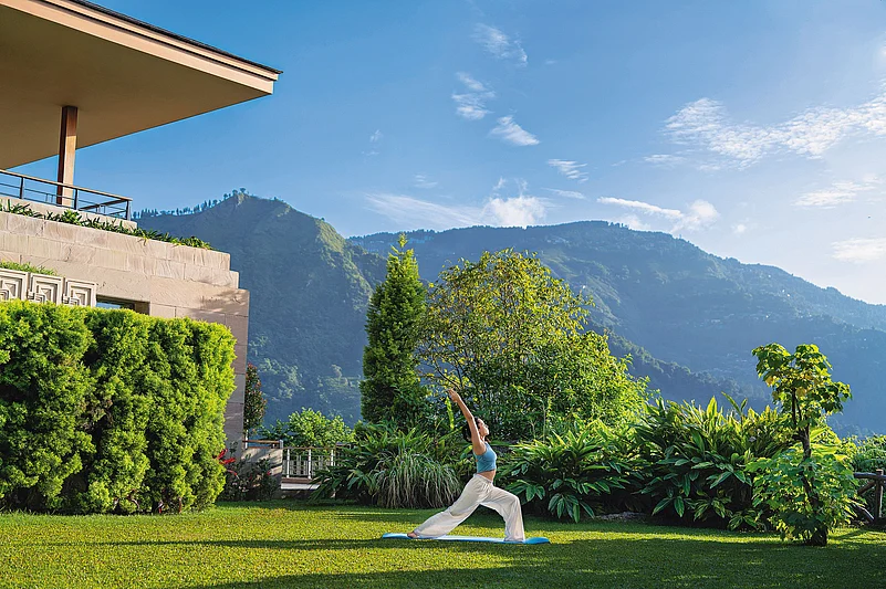 Guests can reconnect through garden walks, quiet moments, or tea with a view