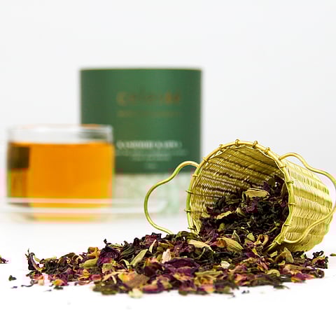 An aromatic blend of Celes-Té blend