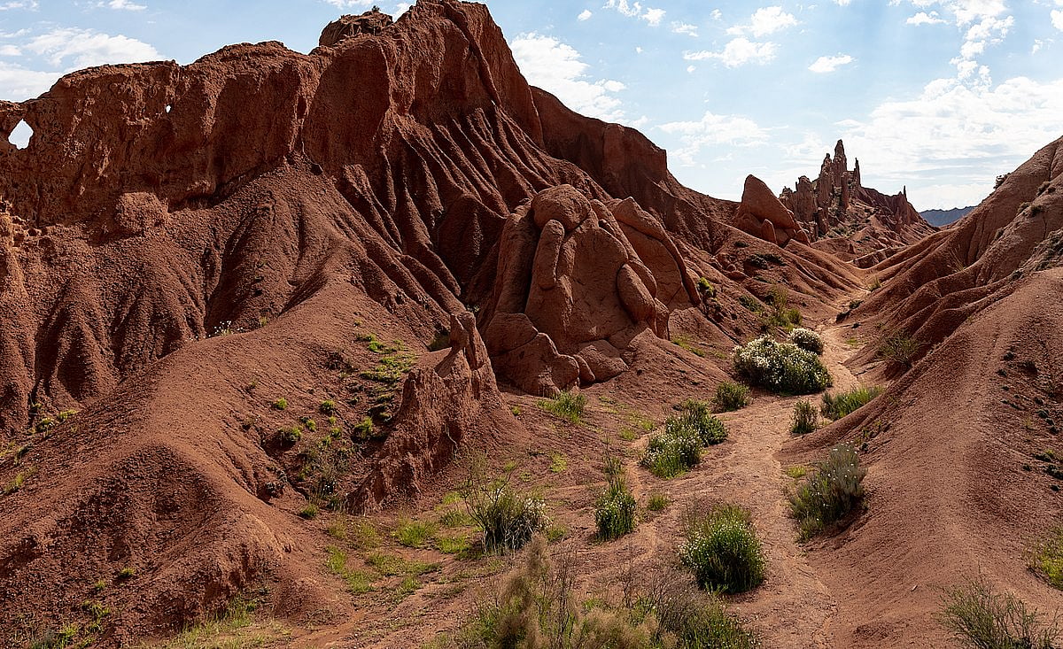 Skazka Canyon is only about an hour’s drive from Karakol