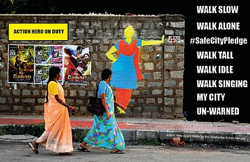 Blank Noise : Blank Noise posters for the a participatory project on women reclaiming spaces