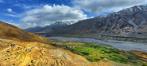 The view from the Key Monastery