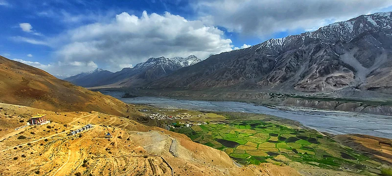 The view from the Key Monastery
