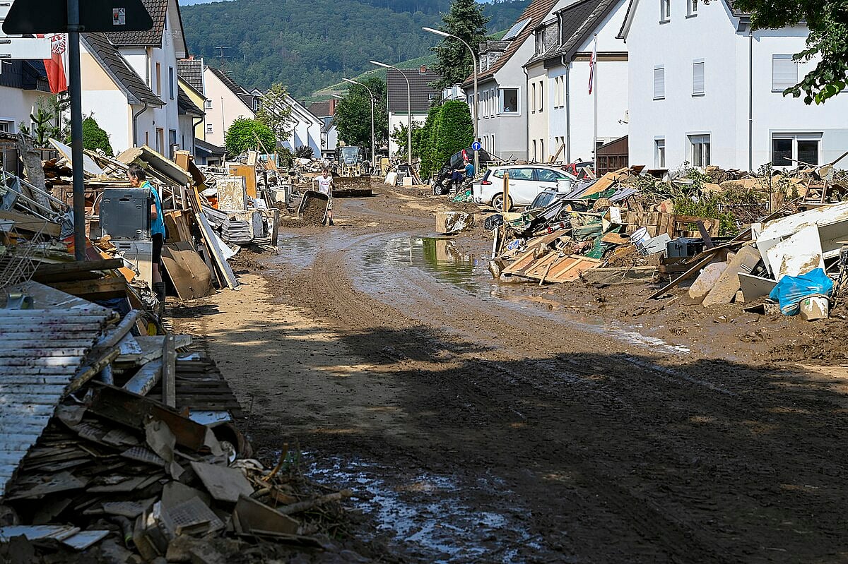 The floods that hit Germany in July 2021 caused considerable damage