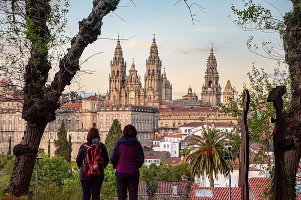 Shutterstock : Santiago de Compostela, the capital of northwest Spain’s Galicia region