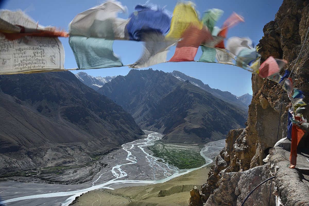Dhankar literally means a fort on a cliff. The small, 1,000-year-old monastery made of mud and stone has a prayer hall, meditation cave and multi-headed Buddha statue. But the main incentive of climbing the cliff should be the panoramic view that it offers