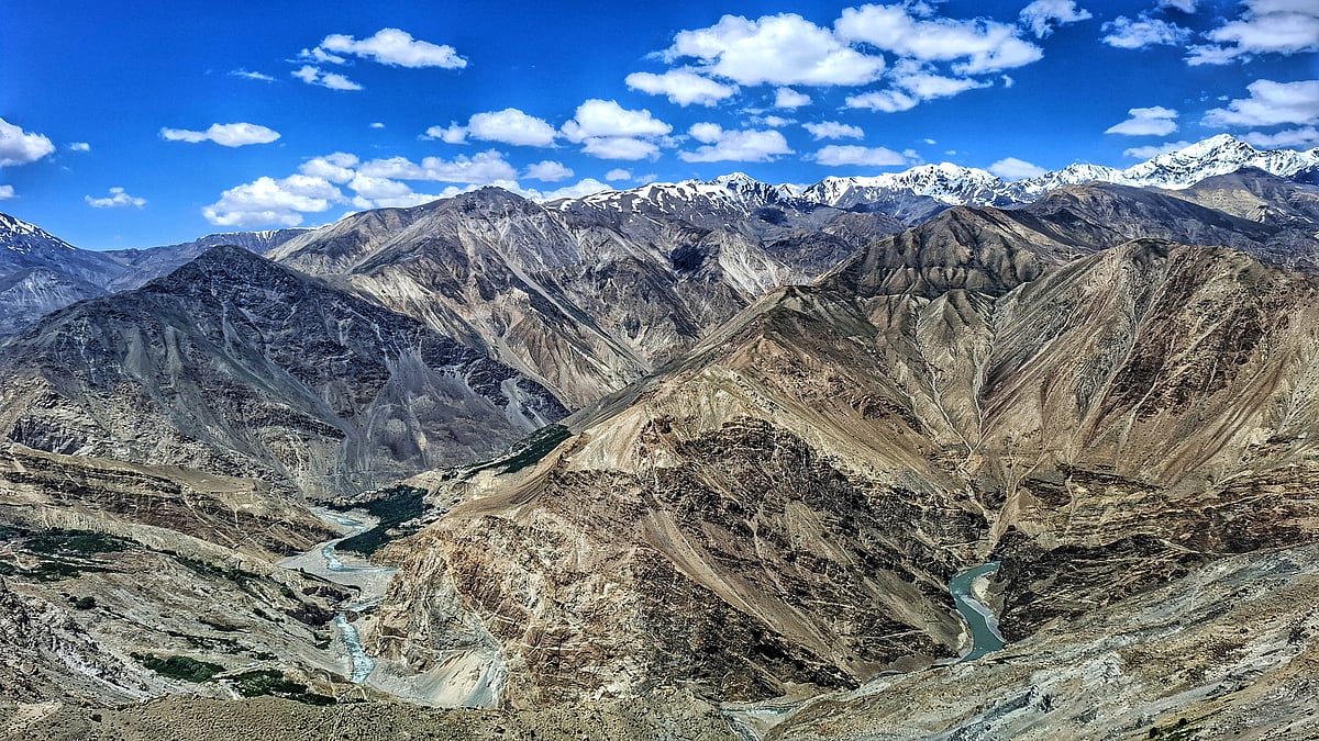 The view from Nako to Chango