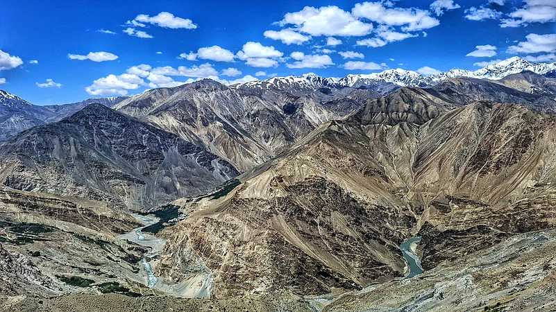 The view from Nako to Chango