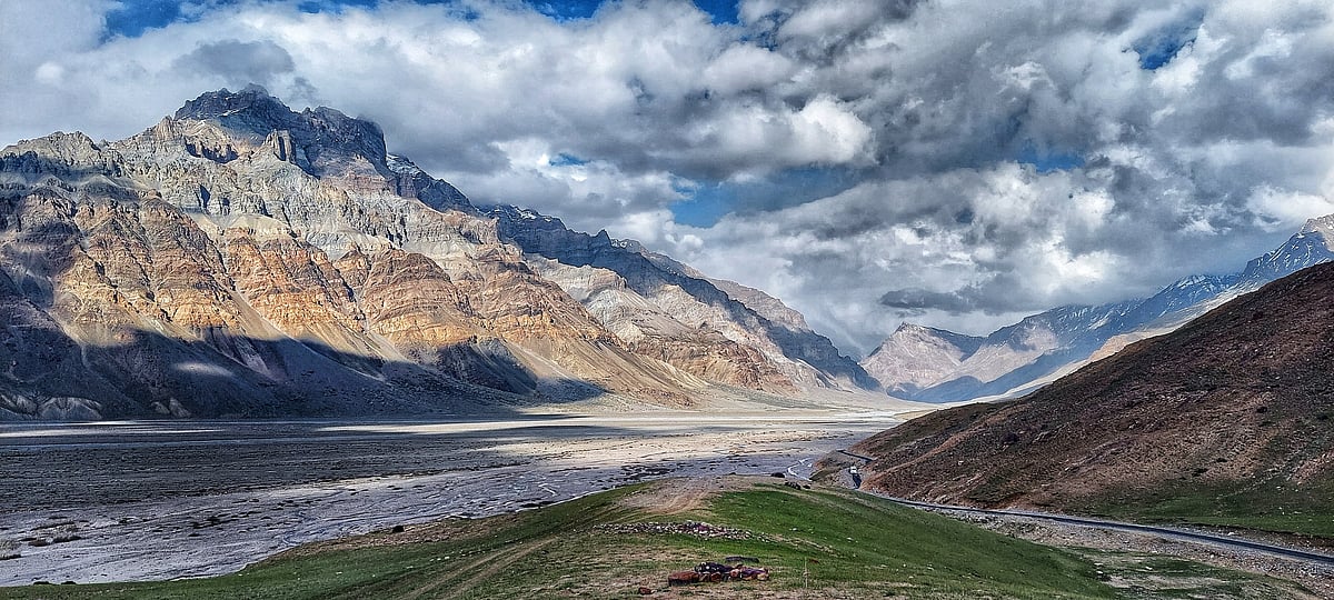 The first—or last view—of the Spiti Valley, depending upon your approach