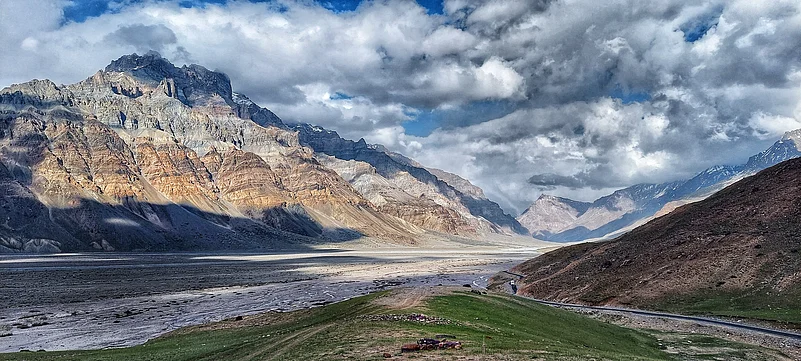 The first—or last view—of the Spiti Valley, depending upon your approach