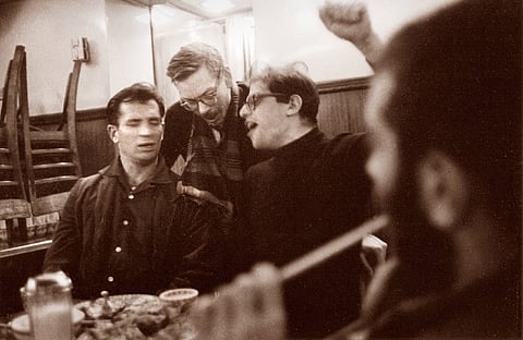 Beat generation authors and poets. On the leftmost is Jack Kerouac
