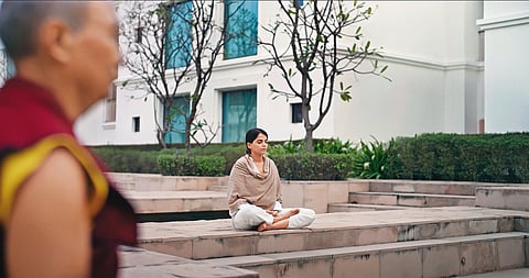The tranquil environment of the hotel ensures a unique and enriching stay