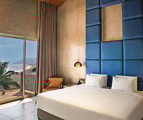 Pema’s rooms offer a serene escape with stunning ocean views