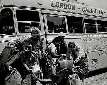 A London-Calcutta bus