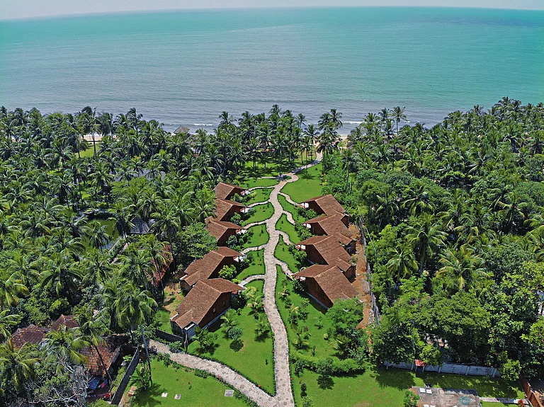 Unwind to the rhythm of ocean waves at this calming coastal setting - null