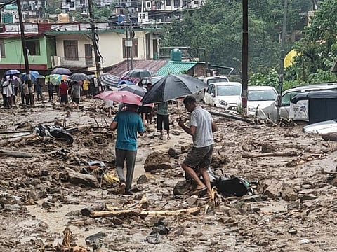 The districts of Mandi, Chamba, Kullu, Kangra and Una have reported multiple landslides, house collapses and bridges being washed away