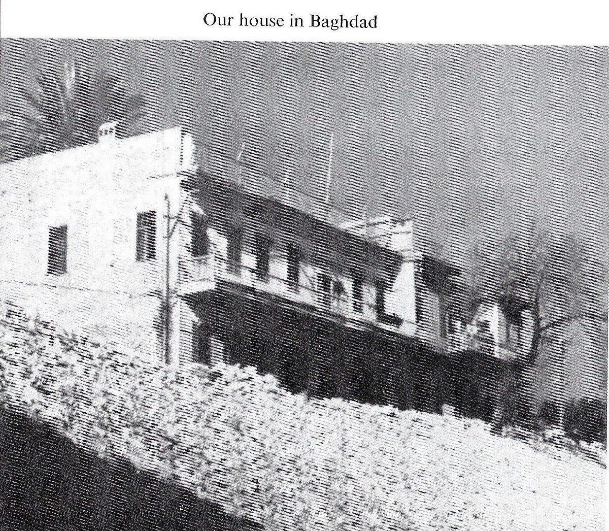 An old photograph of Christies house in Baghdad