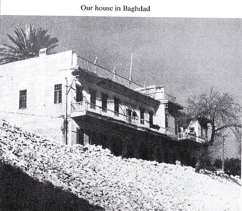 An old photograph of Christie's house in Baghdad