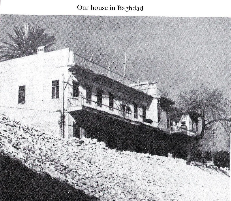 An old photograph of Christies house in Baghdad
