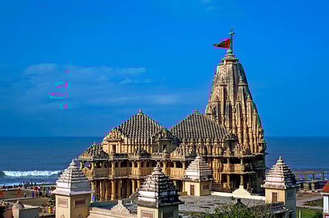 The Somnath Temple is the first among the 12
jyotirlinga shrines of Shiva