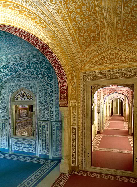 Inside the 16th-century Samode Palace