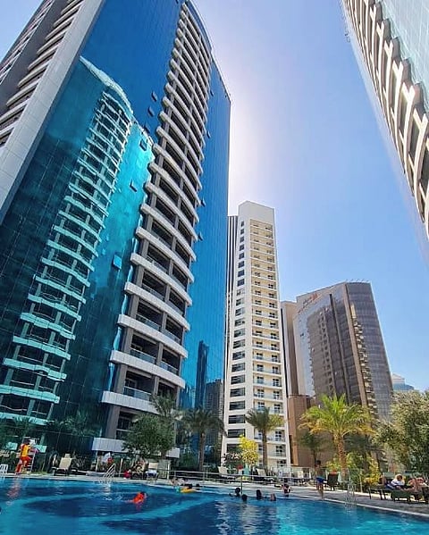 A view of Atana Hotel, Al Barsha